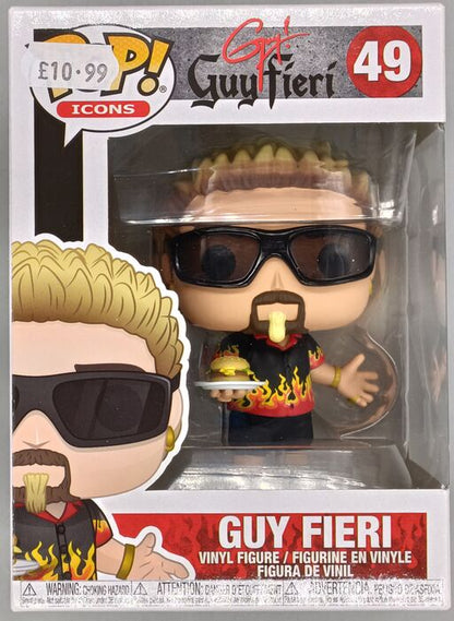 49 Guy Fieri - Pop Icons - Box Damaged Funko POP