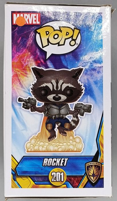 201 Rocket (Jet Pack) Marvel Guardians Galaxy Box Damaged Funko POP