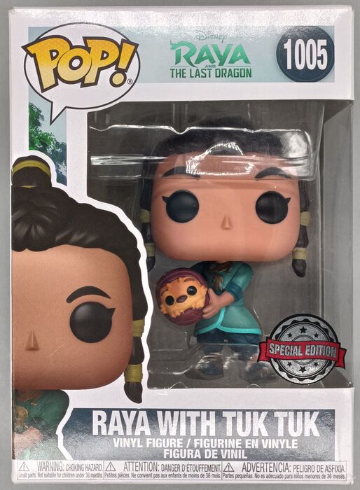 1005 Raya with Tuk Tuk - Disney Raya and The Last Dr Box Damaged Funko POP