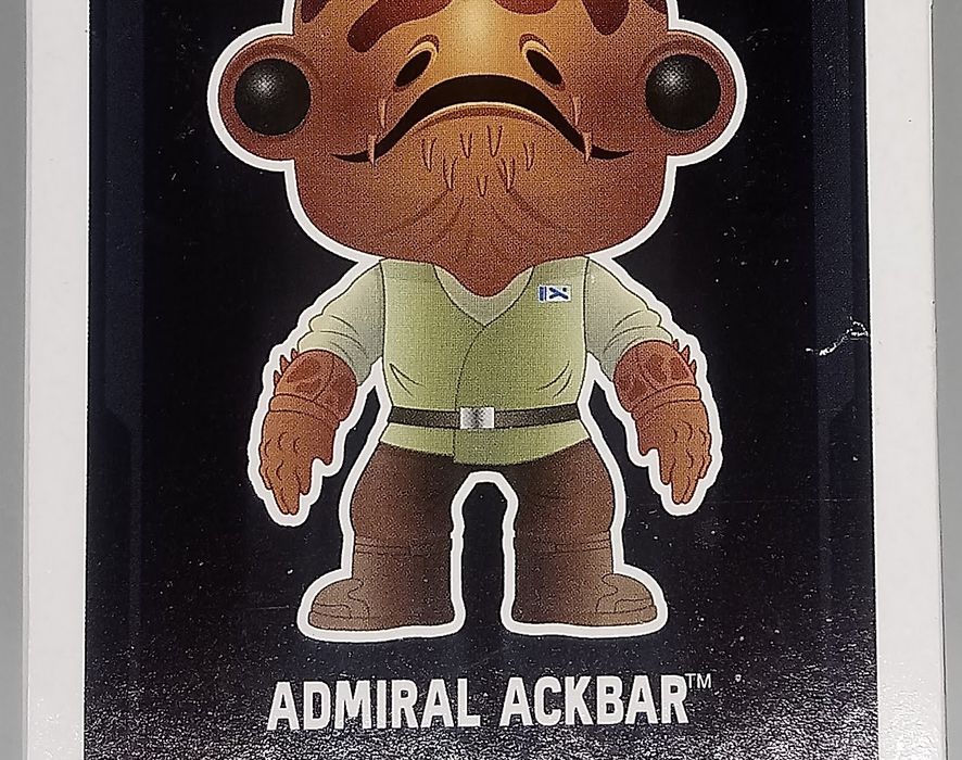 81 Admiral Ackbar - Star Wars The Force Awakens - Box Damaged Funko POP
