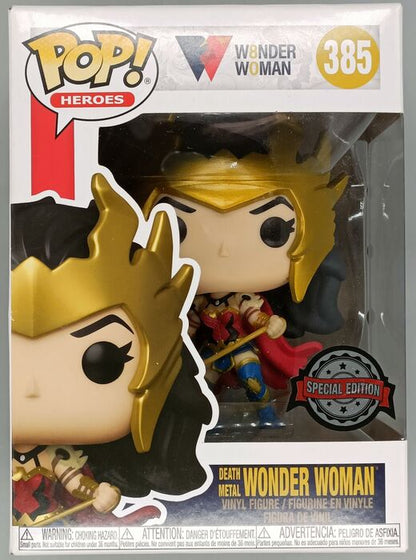 385 Wonder Woman (Death Metal) - DC - Box Damaged Funko POP