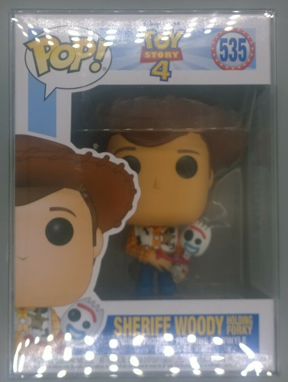 535 Sheriff Woody (Holding Forky) - Disney Toy Story 4 Funko POP