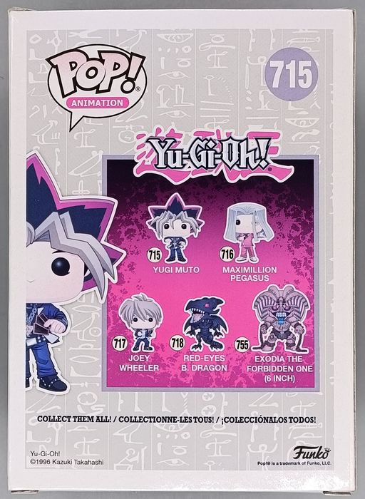 715 Yugi Muto - Yu-Gi-Oh - Box Damaged Funko POP