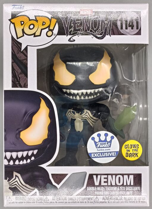 1141 Venom (w/ Weapons) Glow Marvel Venom Funko POP Funko