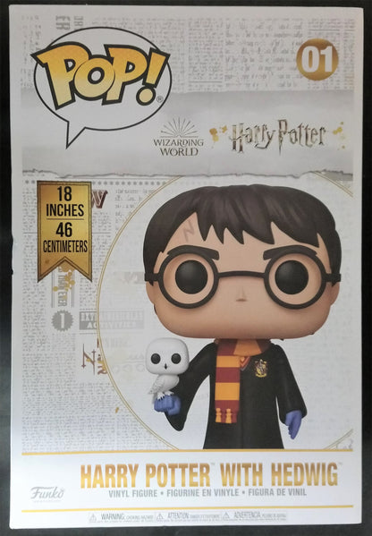 01 Harry Potter (with Hedwig) 18 Inch - Harry Potter Funko POP Funko