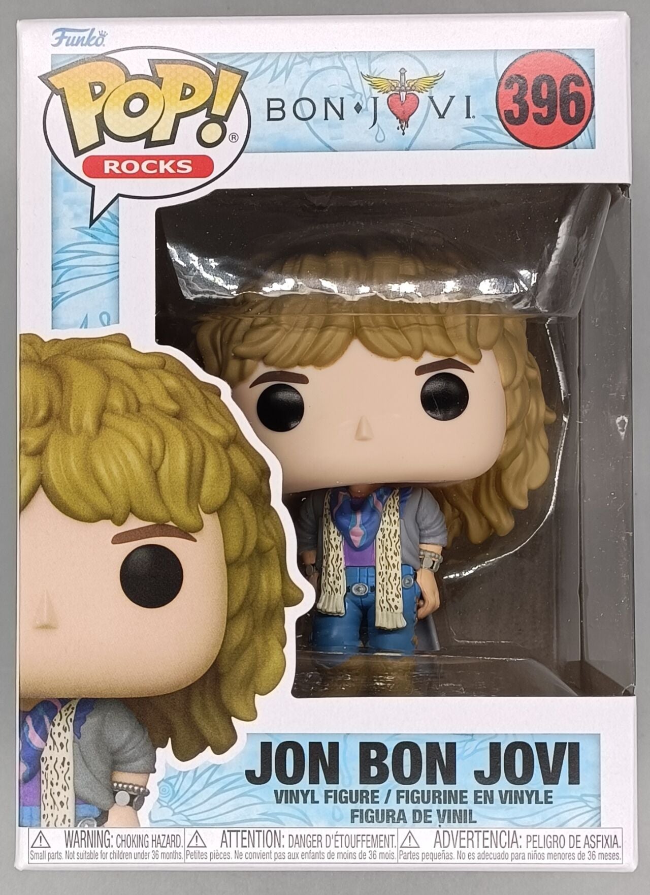 396 Jon Bon Jovi (1980's) - Rocks Funko POP - Brand New Funko