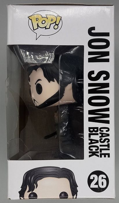 26 Jon Snow (Castle Black) - Game of Thrones - Box Damaged Funko POP