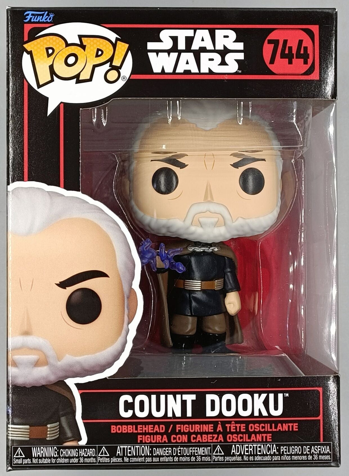 744 Count Dooku - Star Wars: Dark Side Funko POP - Brand New Funko
