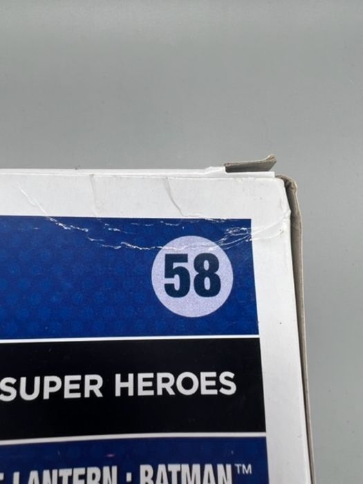 58 White Lantern: Batman - DC Super Heroes - Box Damaged Funko POP