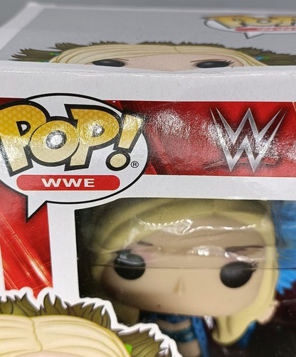 62 Charlotte Flair (Blue) - WWE - Box Damaged Funko POP