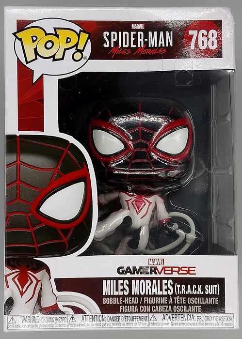 768 Miles Morales (T.R.A.C.K. Suit) - Spider-Man Box Damaged Funko POP Funko