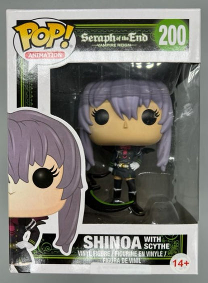 200 Shinoa (with Scythe) Seraph of the End - Box Damaged Funko POP