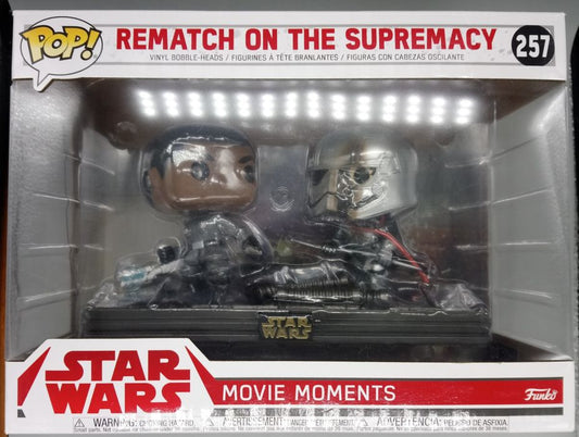 257 Rematch on the Supremacy (Finn- Captain Phasma) Movie Moment Star Wars Funko POP