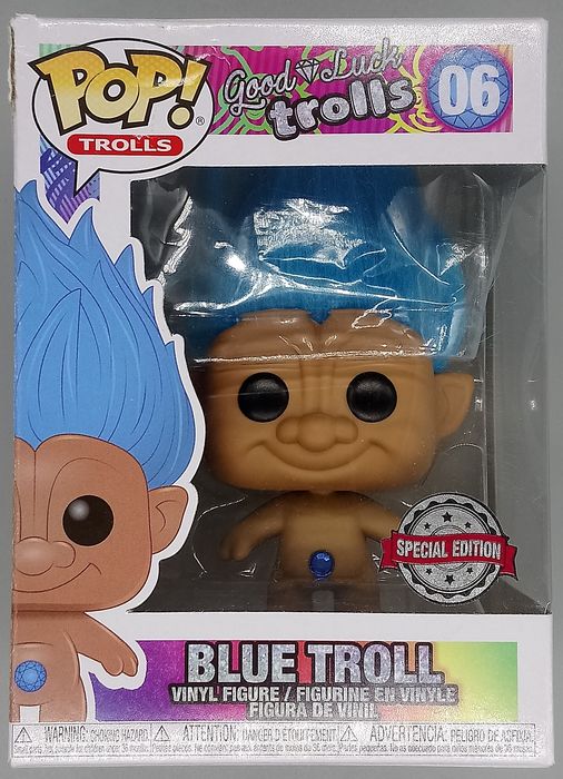 06 Blue Troll - Trolls - Box Damaged Funko POP