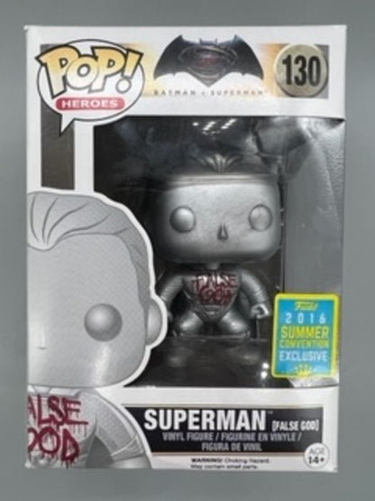 130 Superman (False God) DC Batman vs Superman 2017 Box Damaged Funko POP