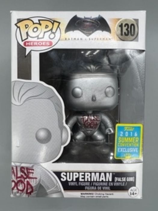 130 Superman (False God) DC Batman vs Superman 2017 Box Damaged Funko POP