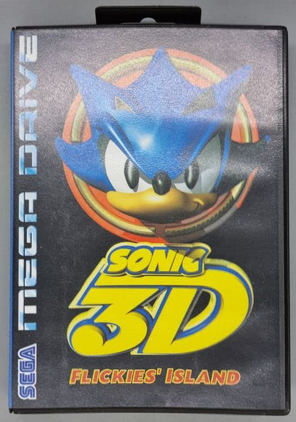 Sonic 3D:Flickies Island for Sega MegaDrive Mega Drive - UK CIB SEGA