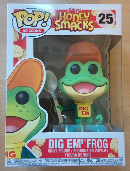 25 Dig Em' Frog - Ad Icons - Honey Smacks Funko POP