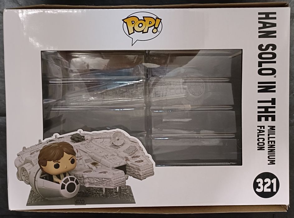 321 Han Solo in the Millennium Falcon Deluxe Star Wars - Box Damaged Funko POP