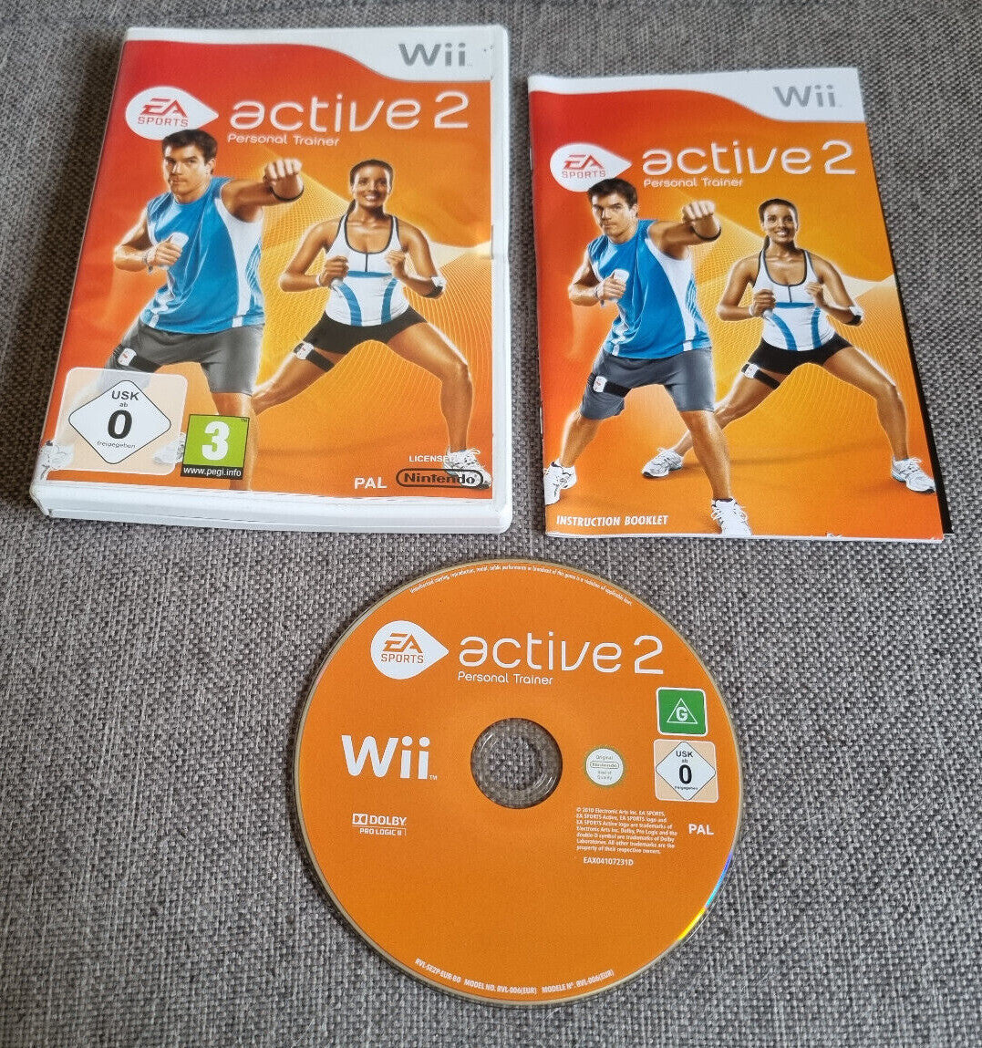 EA Sports Active 2 with Leg Strap and Monitor - [No Box] for Nintendo Wii/Wii-U Nintendo