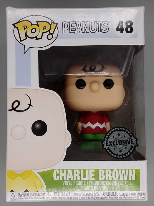 48 Charlie Brown (Holiday) - Peanuts - Box Damaged Funko POP