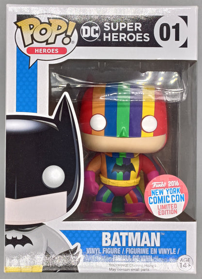 01 Batman (Rainbow) - DC - 2016 Con Funko POP Funko