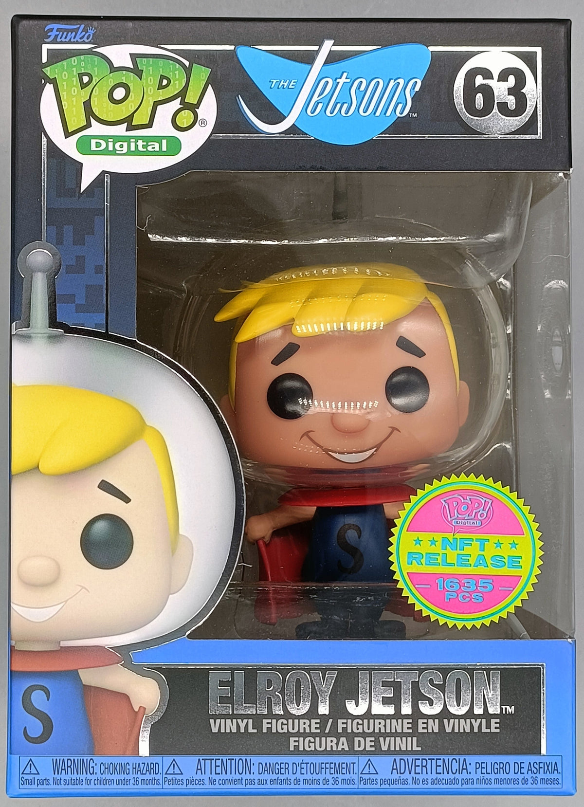 63 Elroy Jetson - Digital 1635pc Limited Edition - The Jetsons Box Damaged Funko POP Funko