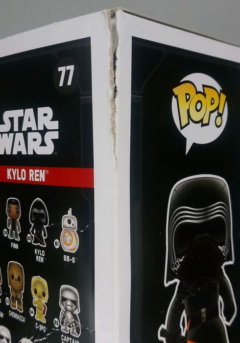 77 Kylo Ren (Hoodless) - Star Wars - Box Damaged Funko POP
