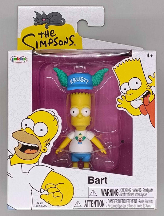 The Simpsons Mini Figure Wave 3 - Bart w/Krusty Hat - 7cm - Jakks - [New] Jakks Pacific