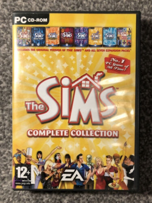 Complete Collection of the Sims PC CD/DVD