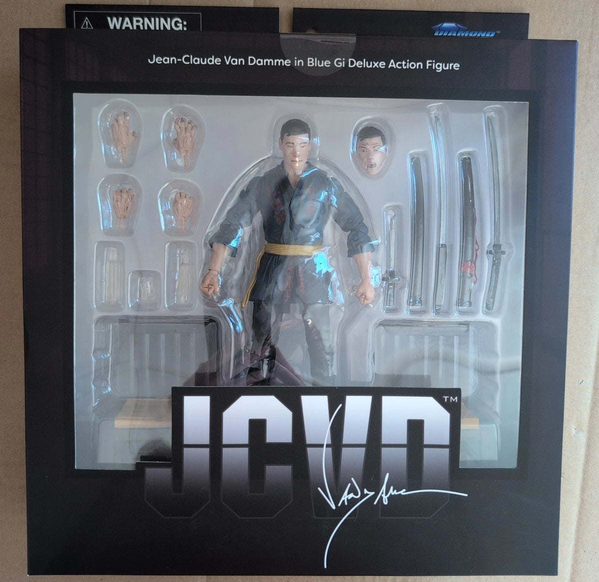 Jean-Claude Van Damme Deluxe Action Figure Blue Gi Version 18 cm [New]
