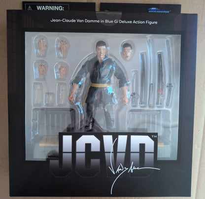 Jean-Claude Van Damme Deluxe Action Figure Blue Gi Version 18 cm [New]