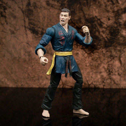 Jean-Claude Van Damme Deluxe Action Figure Blue Gi Version 18 cm [New]