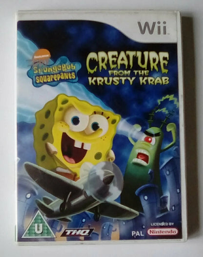 Spongebob Squarepants: Creature From Krusty Krab for Nintendo Wii and Wii-U Nintendo