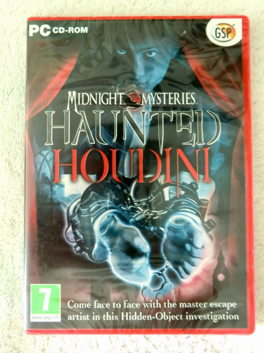 Midnight Mysteries: Haunted Houdini PC CD/DVD Game [New & Sealed]