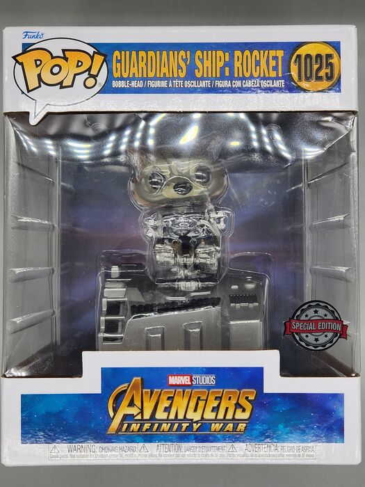 1025 Guardians' Ship Rocket Deluxe Marvel Avengers I Box Damaged Funko POP Funko