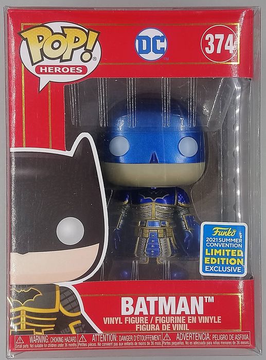 374 Batman (Blue) Metallic 3000pc LE DC Imperial Palace Funko POP