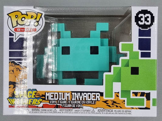 33 Medium Invader (Teal) - 8-Bit - Space Invaders Funko POP