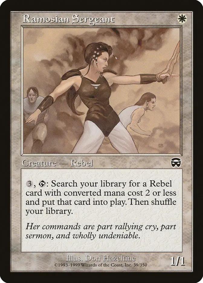 39 - Ramosian Sergeant - Mercadian Masques - Normal - Magic: The Gathering Card