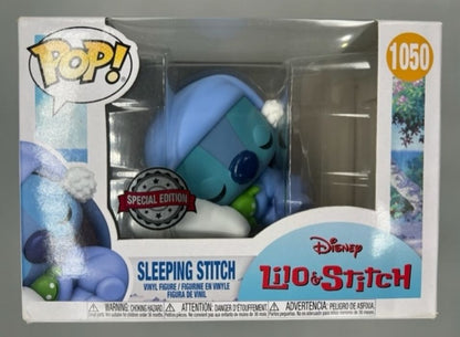 1050 Sleeping Stitch - Disney Lilo & Stitch - Box Damaged Funko POP Funko