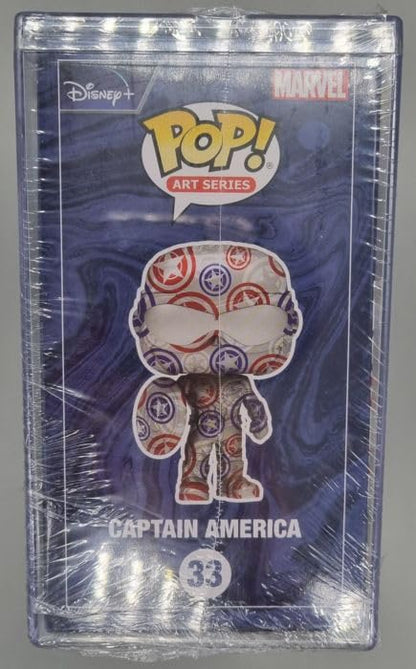 33 Captain America (Falcon) - Art Series - Marvel Funko POP