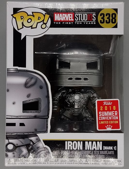 338 Iron Man (Mark I) - Marvel Studios 10 Years - 2018 Con Funko POP Funko