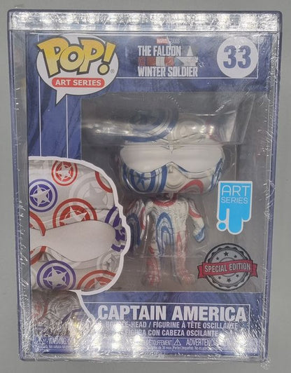 33 Captain America (Falcon) - Art Series - Marvel Funko POP Funko
