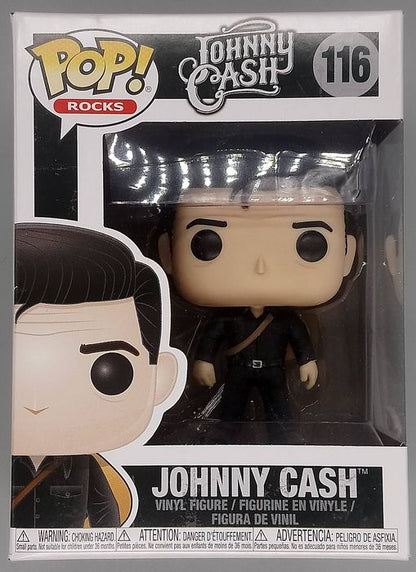 116 Johnny Cash (Black) - Funko POP - Box Damaged Funko