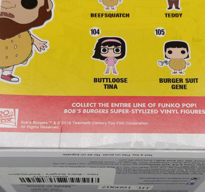 102 Beefsquatch - Bobs Burgers - Box Damaged Funko POP