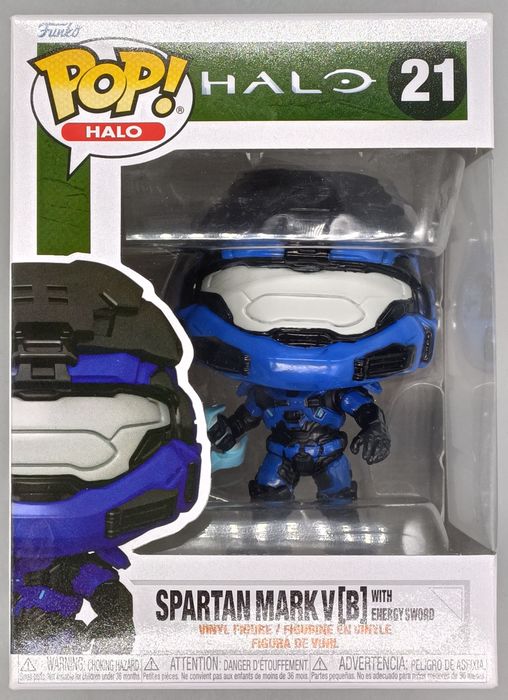 21 Spartan Mark V [B] (with Energy Sword) Halo - Box Damaged Funko POP Funko