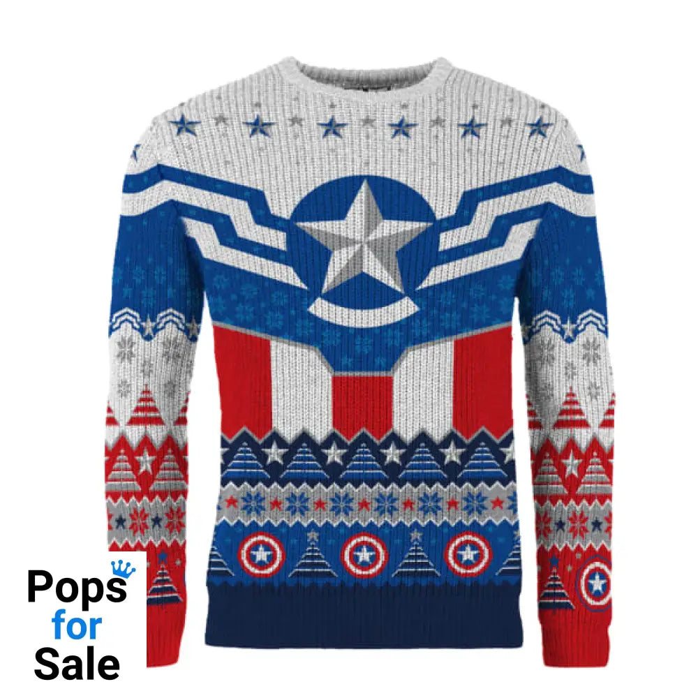 Sam Wilson Captain America Christmas Jumper (Size S)