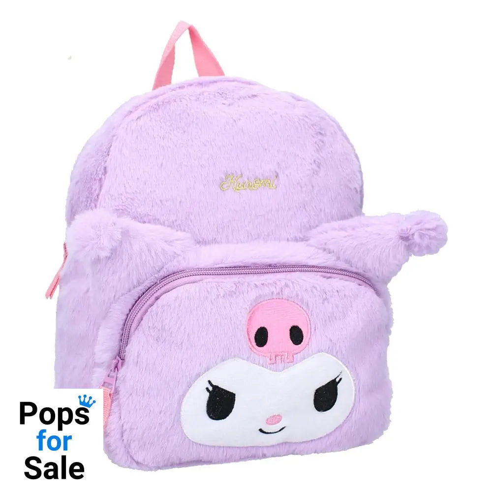 Sanrio Backpack Kuromil Fluffy Festival Purple 26 cm