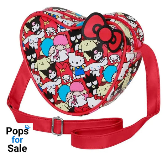 Sanrio Casual Heart Crossbody Bag Hello Kitty Friends Multicolour