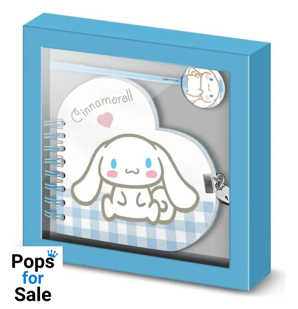 Sanrio Heart Diary & Pen Gift Set Cinnamoroll Vichy Multicolour